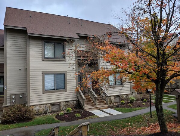 Front of building (entrance)
