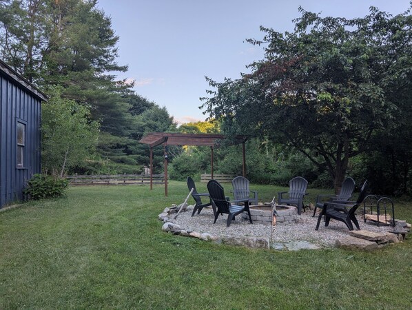 fire pit area
