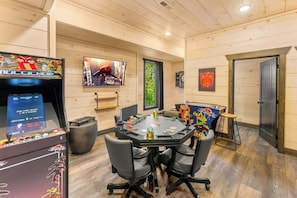 Gather around the poker table for game night fun — and don't miss the arcade1 up system for board game fun for the whole family!