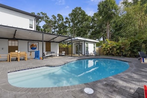 Outdoor Oasis perfect for family fun and entertaining