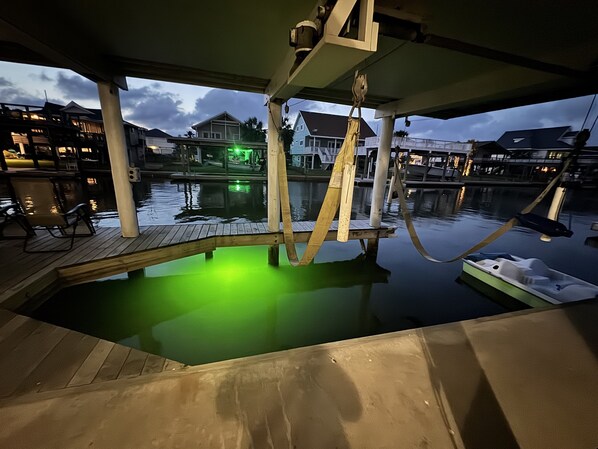 Fishing lights on property