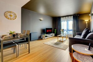 Open plan living area