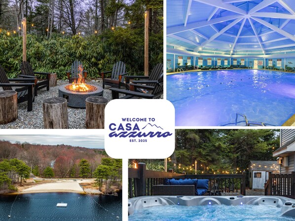 Nestled on two wooded acres in the heart of the Poconos, Casa Azzurro provides stunning views and a serene escape from daily life.