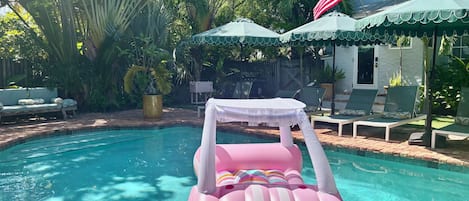 Our idyllic, sun-splashed pool is the perfect place to unlock new memories of halcyon days.