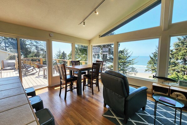 Light and airy with wonderful views.