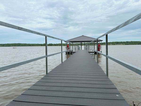 Private dock/ shared with guests and owner