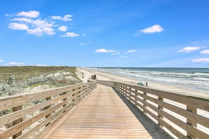 Boardwalk to beach