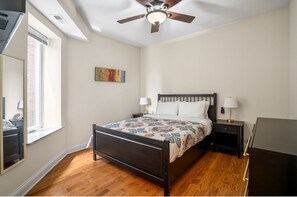 Perfect retreat after exploring North Center, Wrigleyville, or downtown Chicago.
