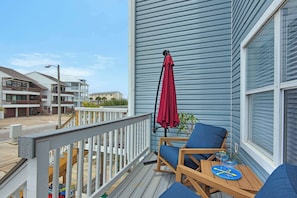 Private balcony view