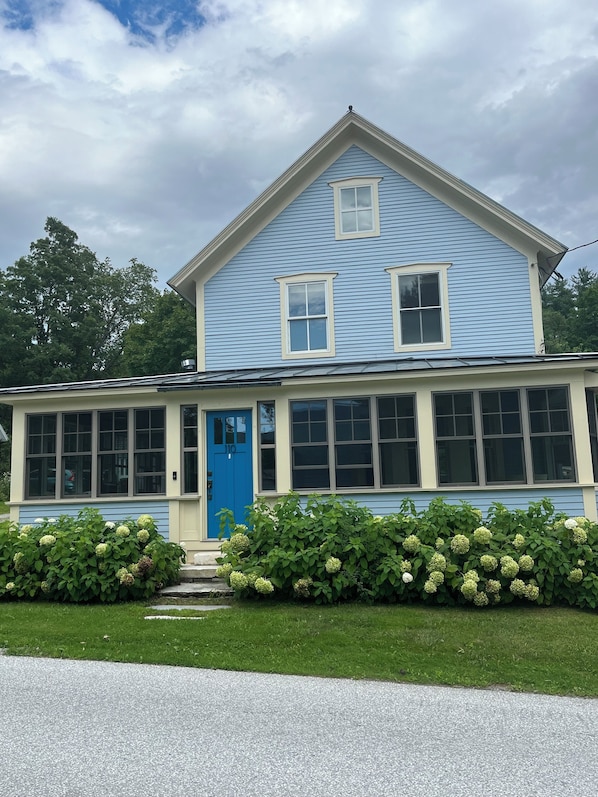 House in full bloom