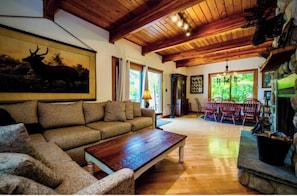 Cozy seating area with an open floor plan—great for relaxing or entertaining