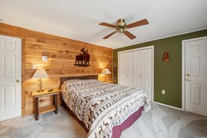 Indoors, Appliance, Ceiling Fan, Bed, Furniture