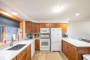 Indoors, Kitchen, Sink, Appliance, Refrigerator