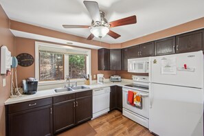 Indoors, Appliance, Ceiling Fan, Kitchen, Microwave