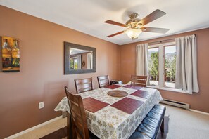 Furniture, Table, Indoors, Dining Room, Dining Table