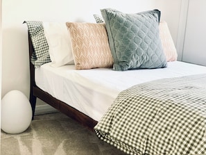 Double Bed with linen