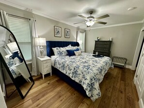 Master Suite with King bed. Unpack your suitcase and stay awhile!