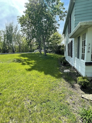 Yard space or additional parking.