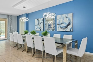 Dine your home-cooked meal in our spacious dining area