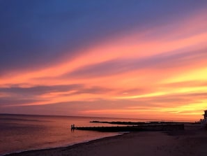 Experience stunning August sunsets, where the sky transforms into a canvas.