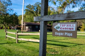 Sign for Sugar Pine Cotage