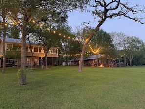 Two Houses at Dusk
