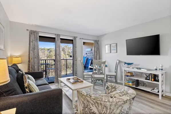 Living room with sleeper sofa