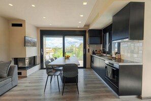 Kitchen and dining area