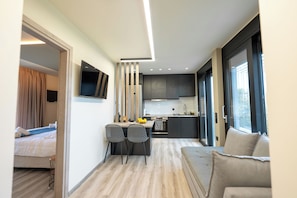 Kitchen and dining area