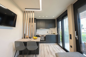 Kitchen and dining area