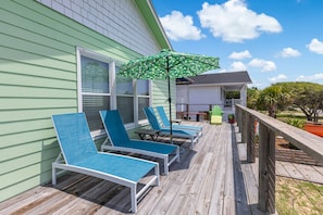 Relax on the Deck with your Morning Coffee or Afternoon Beverage