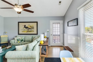 Plenty of Comfortable seating in the Living Room