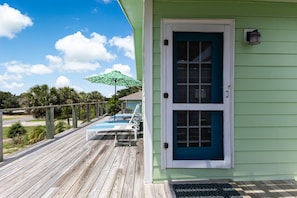 Access to the Home off the Front Deck