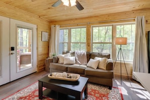 Living Room | Smart TV | Electric Fireplace | Queen Sleeper Sofa