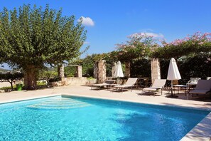 Schwimmbad des Ferienhauses