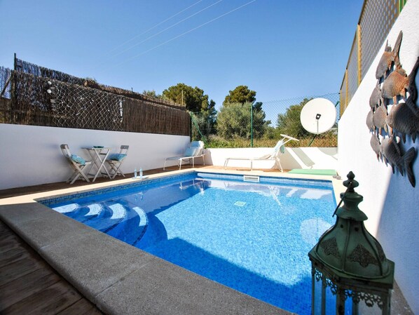 Schwimmbad des Ferienhauses
