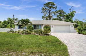 Two car garage with opener