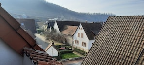 Blick von der Unterkunft