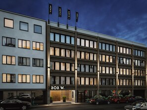 Voorkant van accommodatie