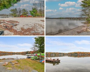 Lakefront Amenities Just Minutes Away 🌊🛶☀️
Enjoy sandy beaches, picnic areas, kayak rentals, and a serene dock—less than 1 mile from the home. The perfect spot for swimming, paddling, or simply soaking in the views!