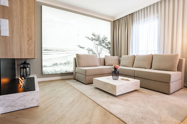 Wohnzimmer mit Lichtbild