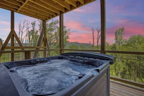 Bain à remous extérieur