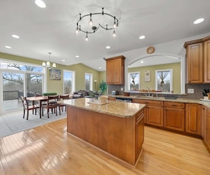 Bright and inviting kitchen perfect for gatherings and culinary creations