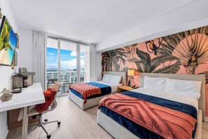 Second Bedroom With Private Balcony and bathroom