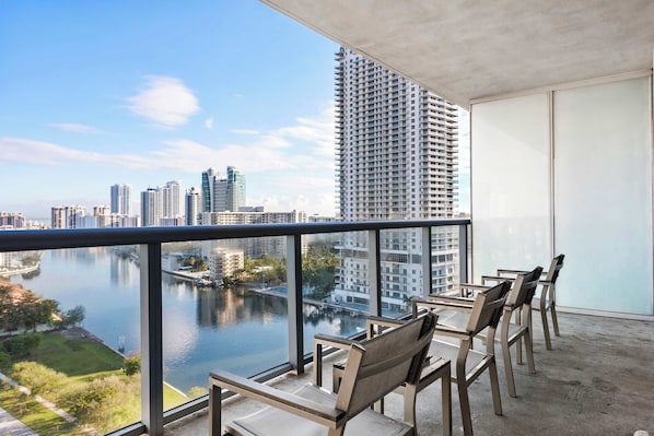 Private balcony view