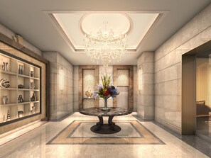 Interior entrance