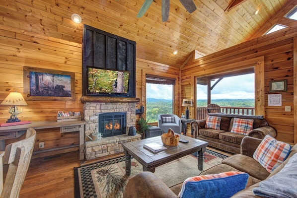 Edge Of Forever's cozy living area
