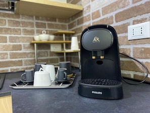 Kaffe och/eller kaffebryggare