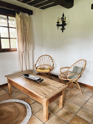 The cottage living room 