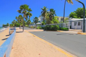 Cross the street to get to the beach